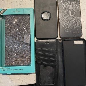 Lot of iPhone 8 Plus phone cases